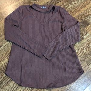 Charlotte Russe Choker-Neck Sweater